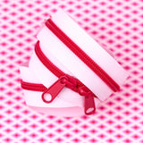 Renaissance Ribbons - 30" Zipper - Coral Bloom