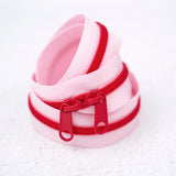 Renaissance Ribbons - 30" Zipper - Coral Bloom