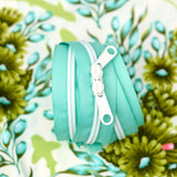 Renaissance Ribbons - 30" Zipper - Beach Glass
