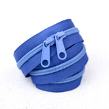 Renaissance Ribbons - 30" Zipper - Blue Bolt