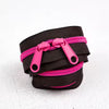 Renaissance Ribbons - 30" Zipper - Neon Rose