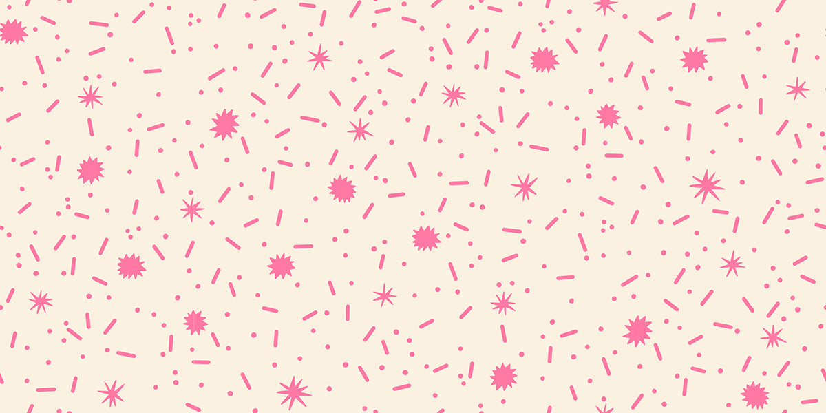 Ruby Star Society - Egg and Friends - Sugar Rush Neon Pink Fabric