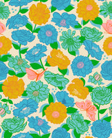 Ruby Star Society - Flowerland - Floral Turquoise Fabric