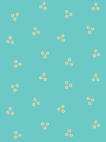 Ruby Star Society - Flowerland - Posies Turquoise Fabric