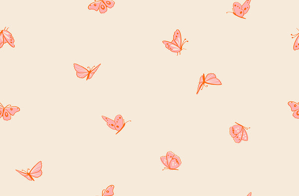 Ruby Star Society - Flowerland - Butterflies Natural Fabric