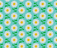 Ruby Star Society - Flowerland - Field of Flowers Turquoise Fabric