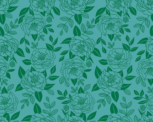 Ruby Star Society - Rise & Shine - Garden Glow Succulent Fabric