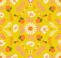 Ruby Star Society - Juicy - Poppy Garden Golden Hour Fabric