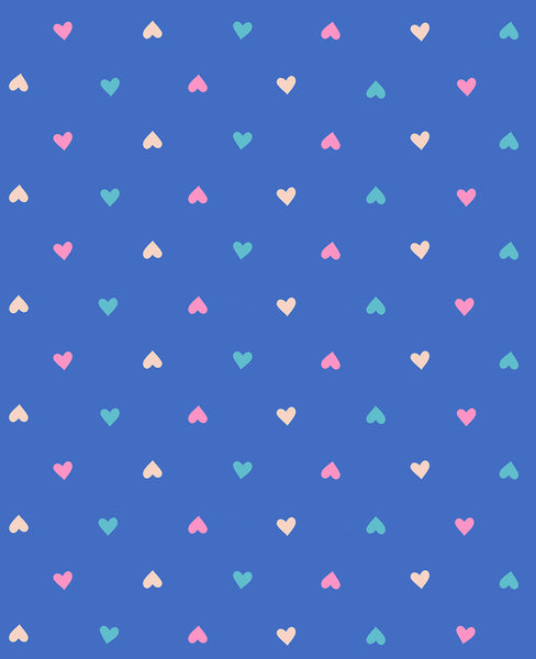 Pre-Order Ruby Star Society - Best Day Ever - Hearts Lapis Fabric