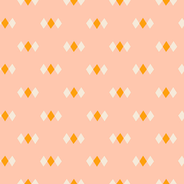 Ruby Star Society - Juicy - Diamonds Peach Fabric