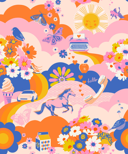 Pre-Order Ruby Star Society - Best Day Ever - Best Day Ever Posy Fabric