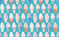 Ruby Star Society - Best Day Ever - Ice Cream Dark Turquoise Fabric