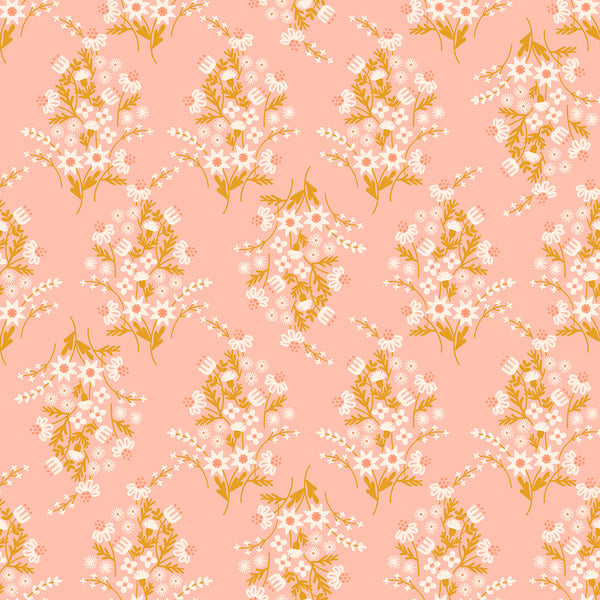 Ruby Star Society - Sunbeam - Wild Flower Child Peach Fabric