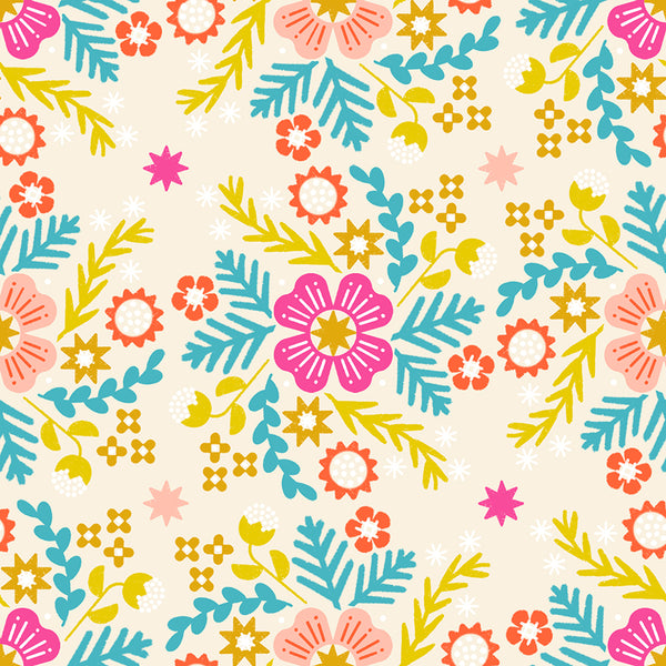 Ruby Star Society - Pivot - Wildflower Natural Fabric