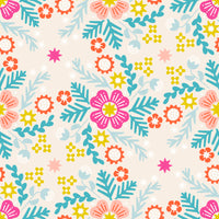 Ruby Star Society - Pivot - Wildflower Natural Canvas Fabric