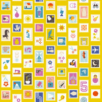 Ruby Star Society - Salutations - Stampy Golden Hour Fabric
