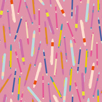 Ruby Star Society - Salutations - Do You Have a Pen? Plum Fabric