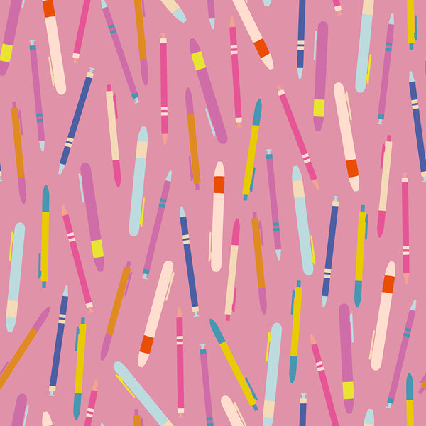 Ruby Star Society - Salutations - Do You Have a Pen? Plum Fabric