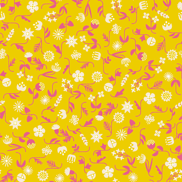 Ruby Star Society - Salutations - Flowery Golden Hour Fabric