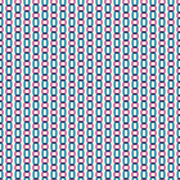 Ruby Star Society - Salutations - Uh Oh Vintage Blue Fabric
