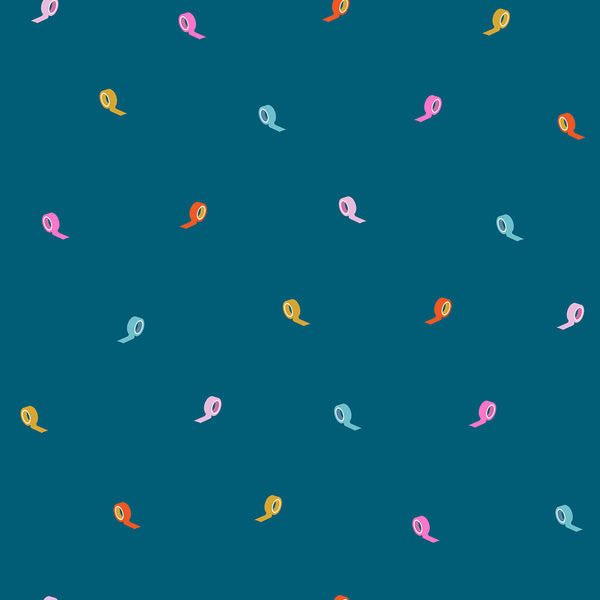Ruby Star Society - Washi Plus - Roll With It Teal Fabric