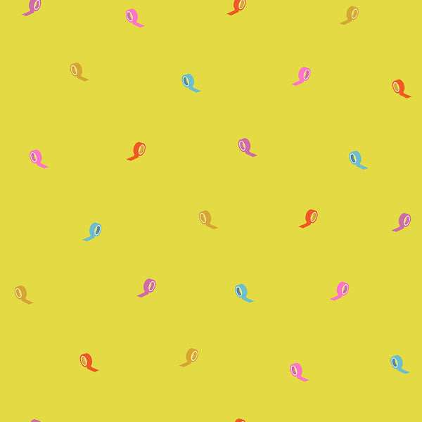 Ruby Star Society - Washi Plus - Roll With It Citron Fabric