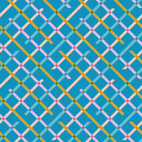 Ruby Star Society - Washi Plus - Off Grid Bright Blue Fabric
