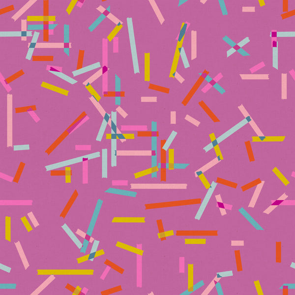 Ruby Star Society - Washi Plus - Washi Tape Heliotrope Canvas Fabric