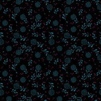 Ruby Star Society - Backyard - Dandelion Black Fabric