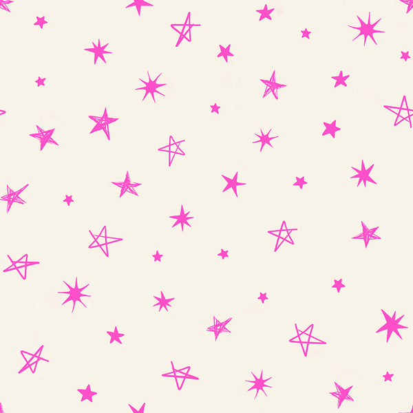 Ruby Star Society - Teddy & the Bears - Rockstar Glow Rose Fabric