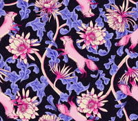 Ruby Star Society - Glow Garden - Fox Bloom Black Fabric