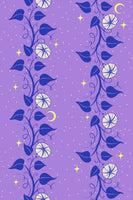 Ruby Star Society - Glow Garden - Moon Vines Amethyst Fabric