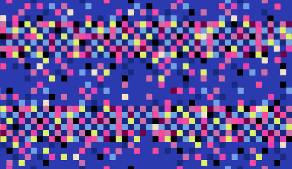 Ruby Star Society - Glow Garden - Pixels Blacklight Fabric