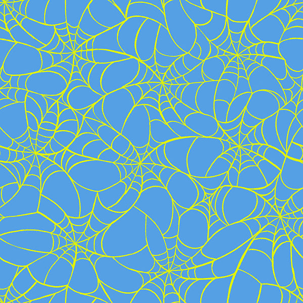 Ruby Star Society - Glow Garden - Tangled Web Lindley Blue Fabric