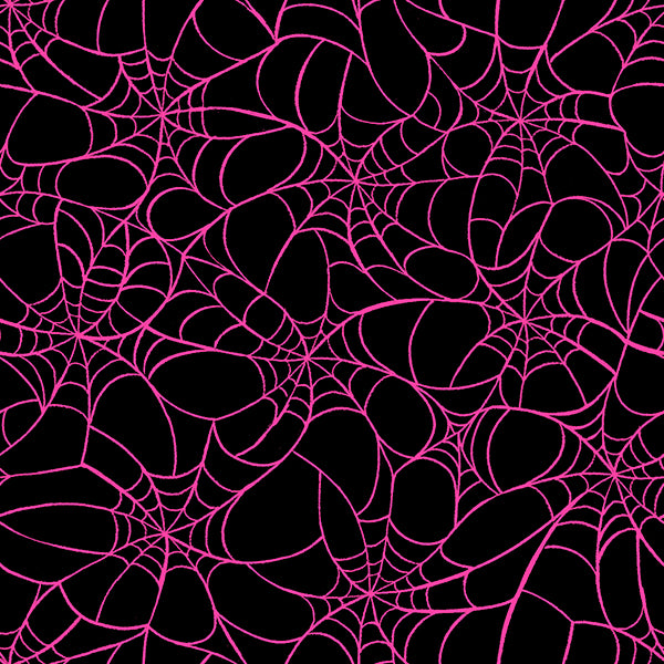 Ruby Star Society - Glow Garden - Tangled Web Black Fabric