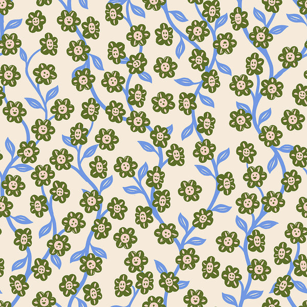 Ruby Star Society - Hello Alice - Chatty Garden Shell Fabric