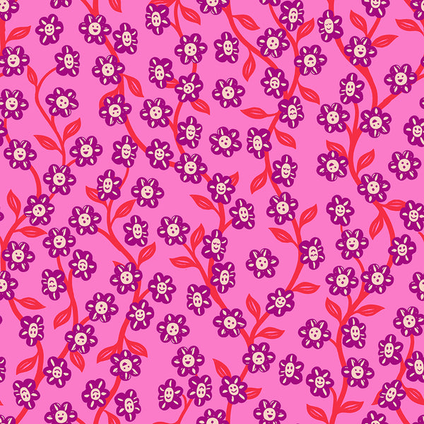 Ruby Star Society - Hello Alice - Chatty Garden Lipstick Fabric