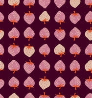 Ruby Star Society - Strawberry - Deep Plum Canvas Fabric