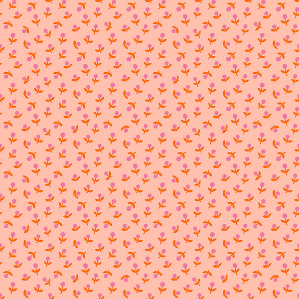 Ruby Star Society - Meadow Star - Sprout Peach Fabric