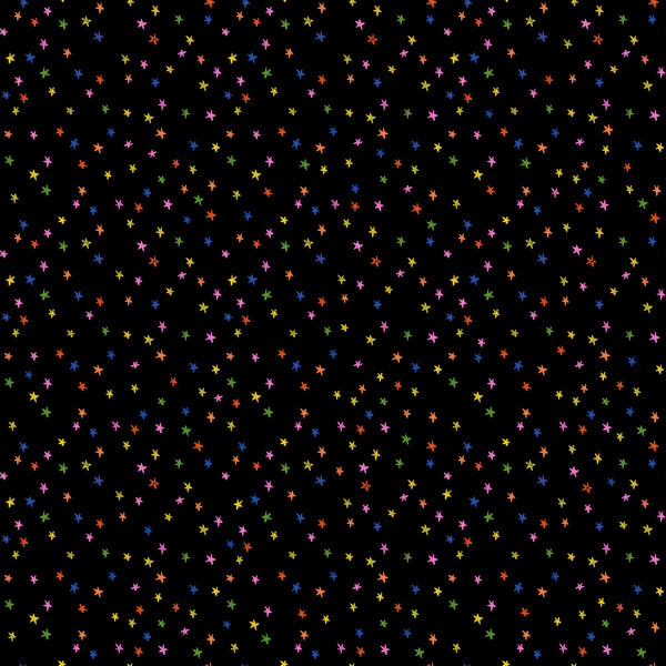 Ruby Star Society - Mini Starry New Colors 2025 - Vivid Rainbow Fabric