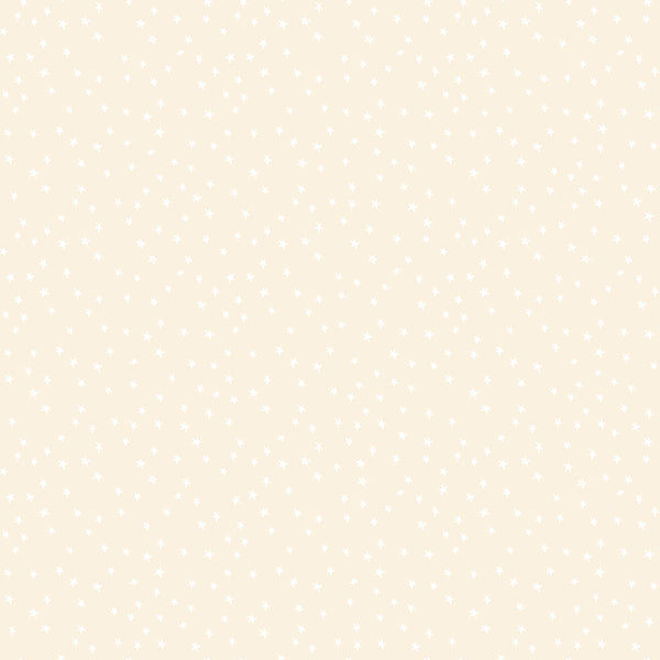 Ruby Star Society - Mini Starry New Colors 2025 - White on Natural Fabric