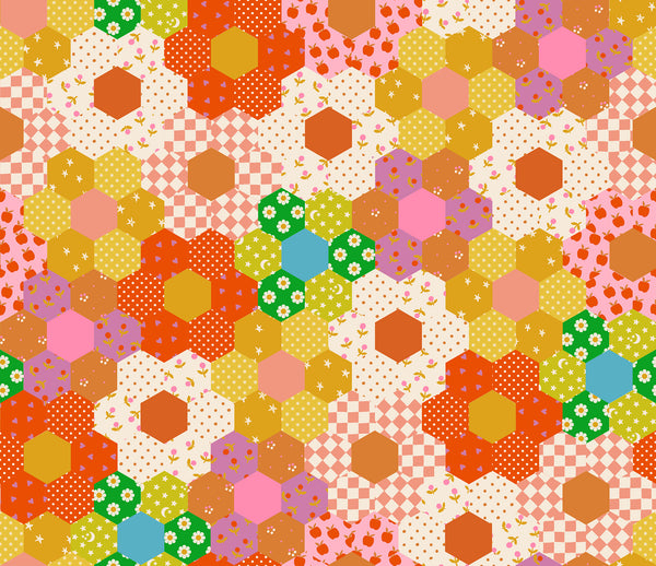 Ruby Star Society - Catnap - Flower Garden Verdant Fabric