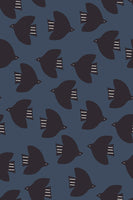 Ruby Star Society - Catnap - Birds Smoke Fabric