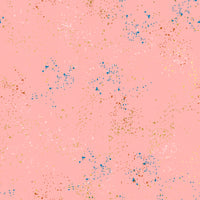 Ruby Star Society - Speckled - Metallic Candy Pink Fabric