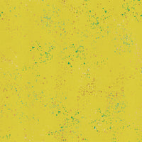 Ruby Star Society - Speckled - Metallic Citron Fabric