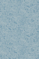 Ruby Star Society - Winterglow - Fauna Kim Blue Fabric