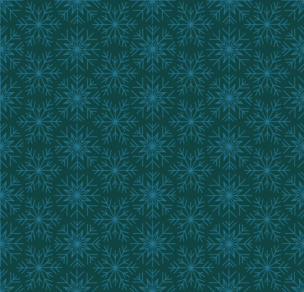Ruby Star Society - Winterglow - Snowflakes Pine Fabric