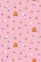 Ruby Star Society - Tiny Frights - Graveyard Peony Glow In The Dark Fabric