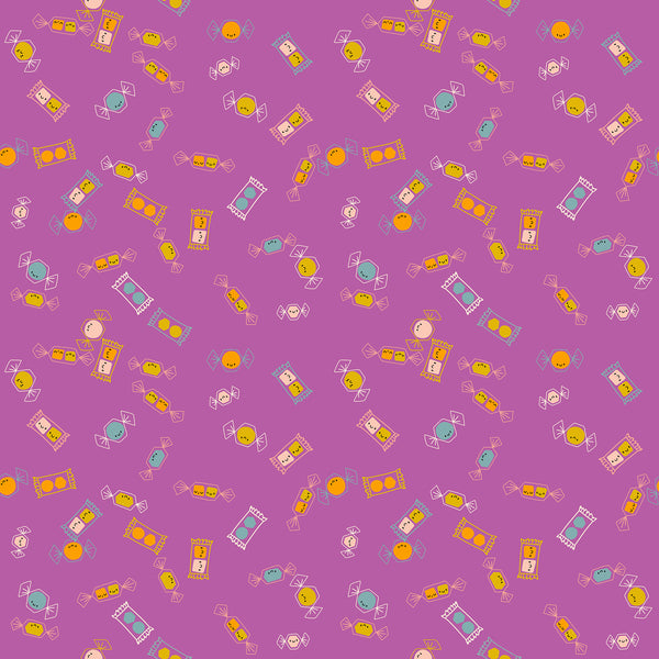 Ruby Star Society - Tiny Frights - Tossed Candy Witchy Fabric