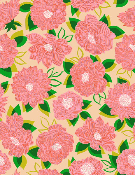 Ruby Star Society - Favorite Flowers - Blooming Sorbet Fabric